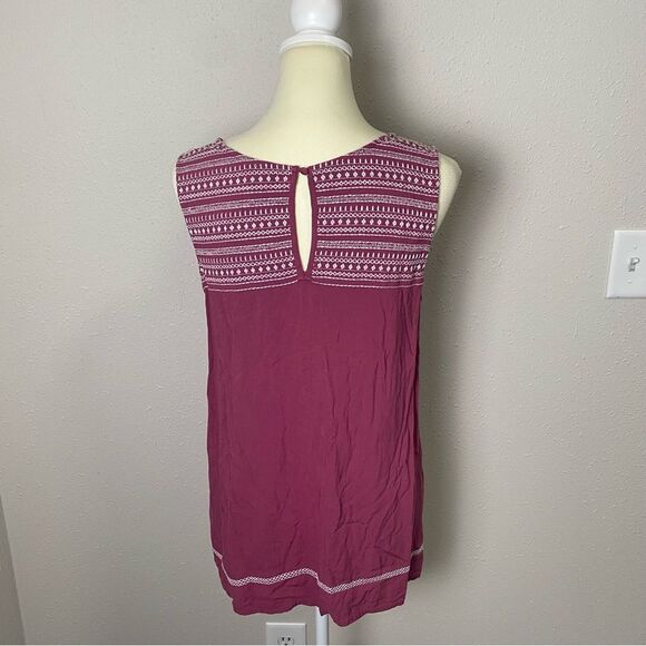 Ariat Too Busy Tunic Top In Rose 100% Rayon Embroidered Women's Size Medium - Picture 2 of 15